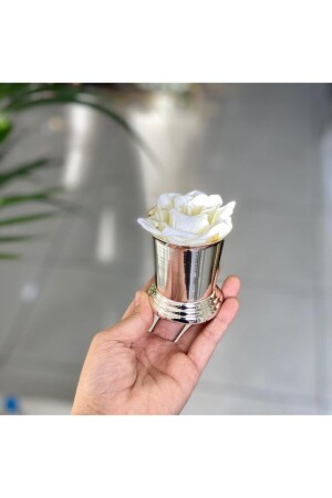 علبة وردة من الفضة - Zucace