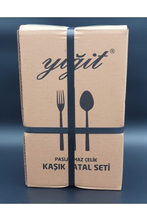 Zümrüt 72 Parça Paslanmaz Çelik 12 Kişilik Sade Model Kaşık Çatal Bıçak Takımı (BIÇAKLI) - 5