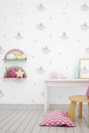 Zümrüt Kids 416-1 Gelin Desenli Çocuk Duvar Kağıdı 5-33 M² - 2