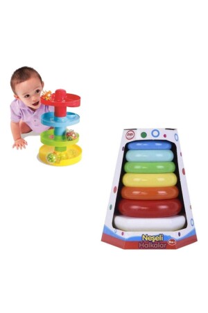 Zuzu Baby's Starter-Spielzeugset Nr. 3 Regentropfen und fröhliche Kreise - 4