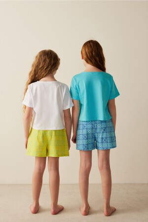 Zweiteiliges Tile-Pyjama-Set für Mädchen PNC3K3GE23IY-MIX - 6